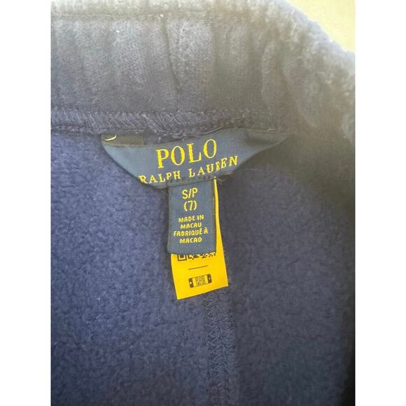 Ralph Lauren Kids Navy Logo Joggers Size 6/7 - Picture 4 of 4